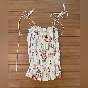 Reformation top, size small, super flattering, like new!